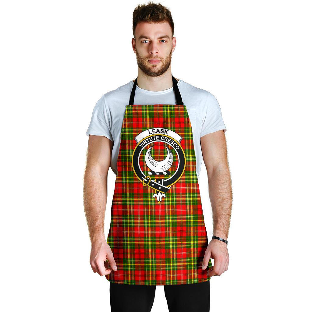 Leask Tartan Clan Crest Apron