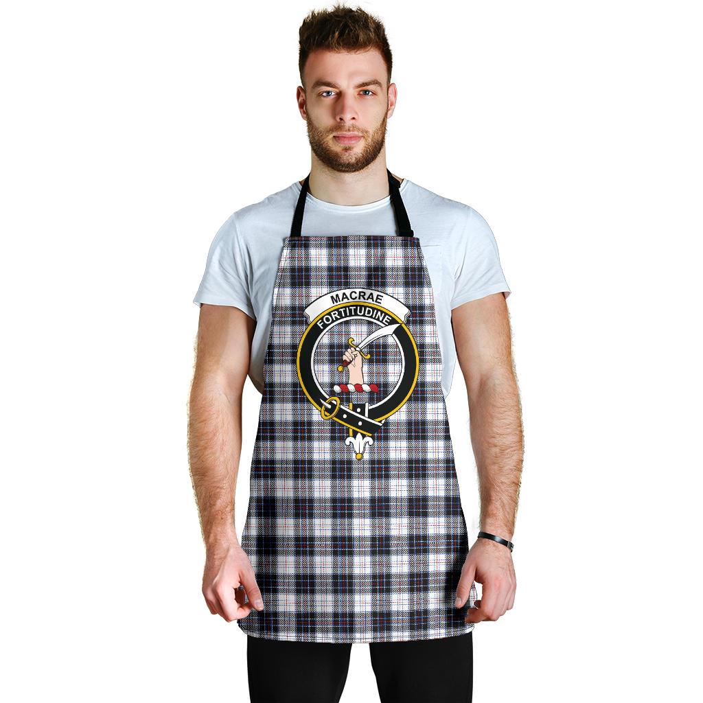 MacRae Dress Modern Tartan Clan Crest Apron