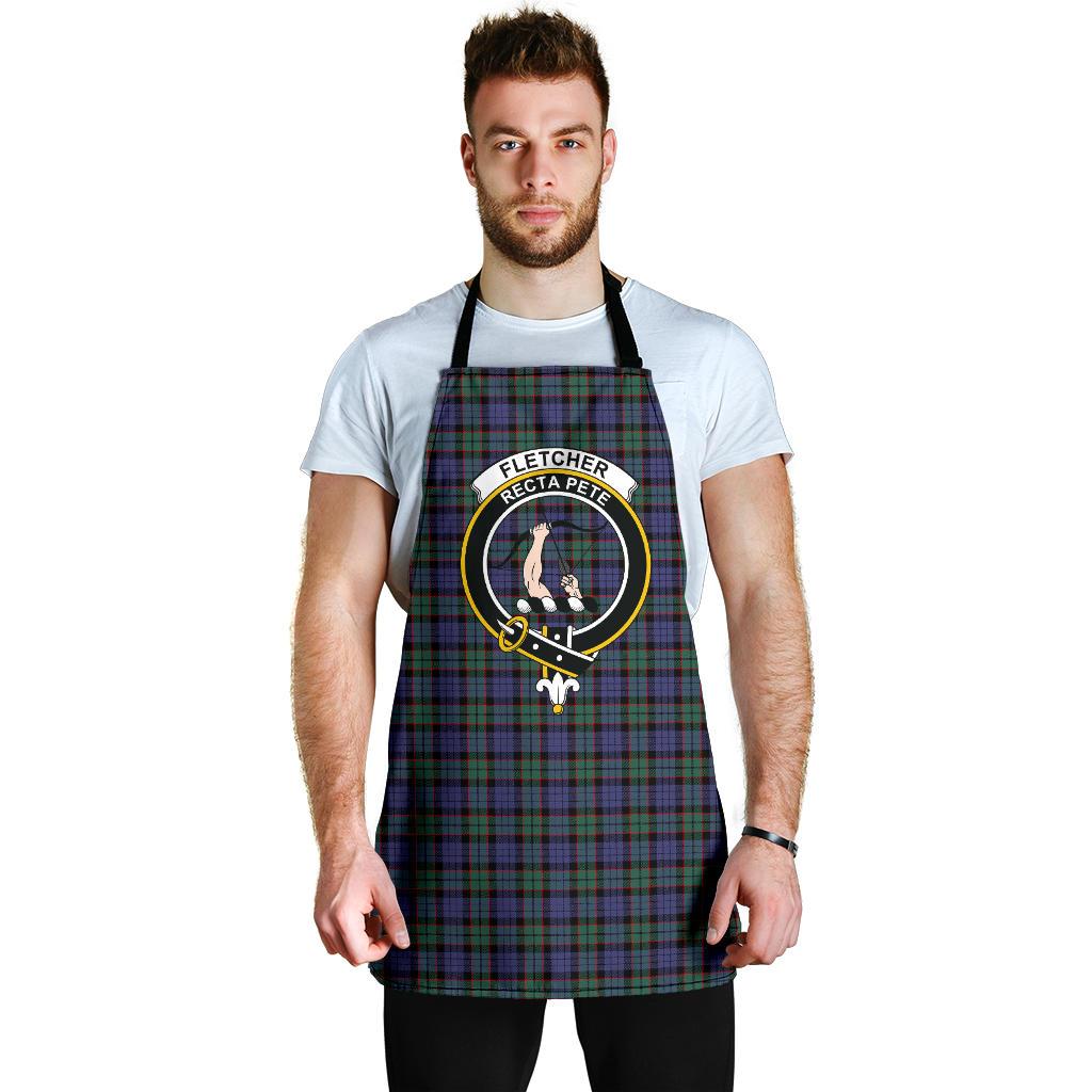 Fletcher Modern Tartan Clan Crest Apron