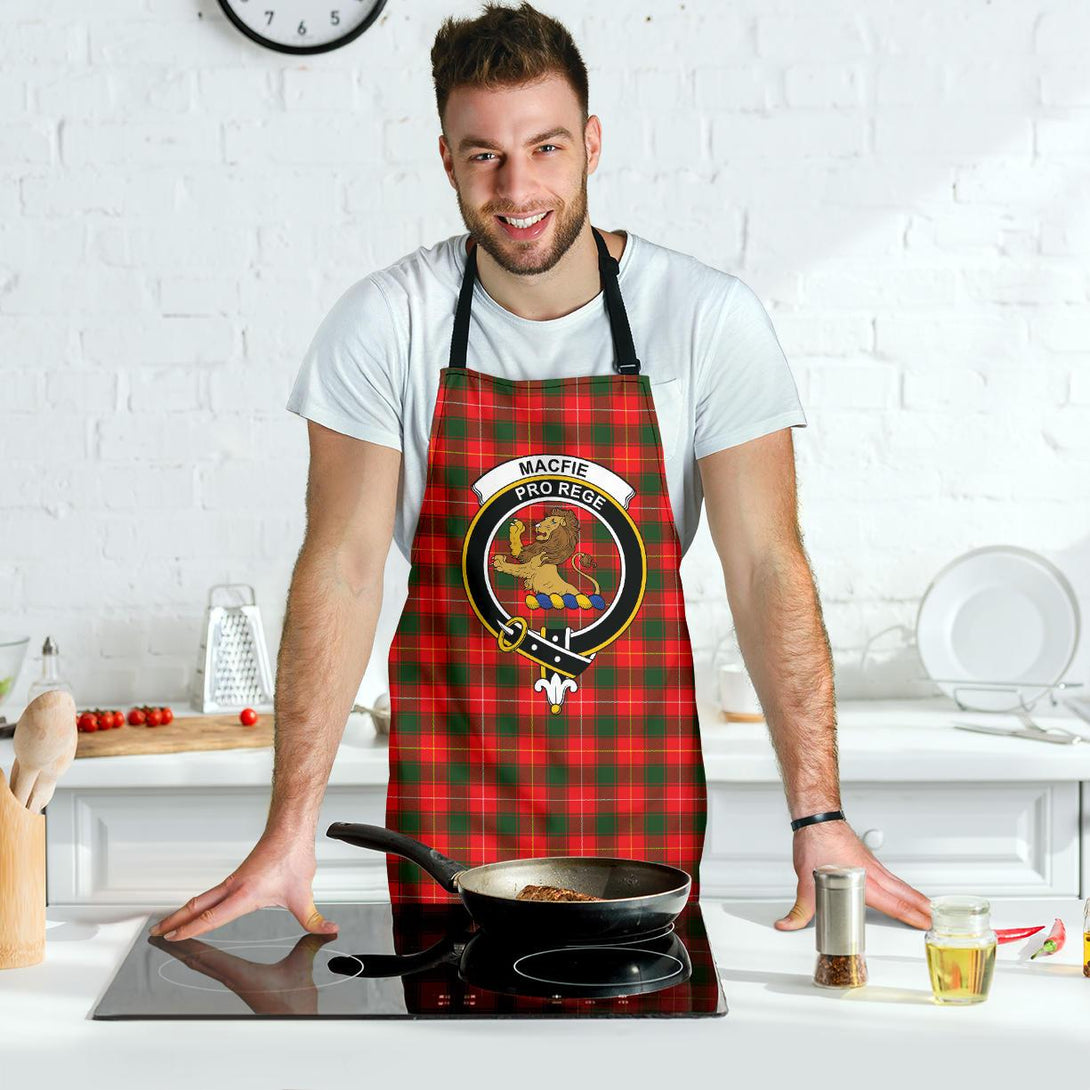 MacFie Tartan Clan Crest Apron