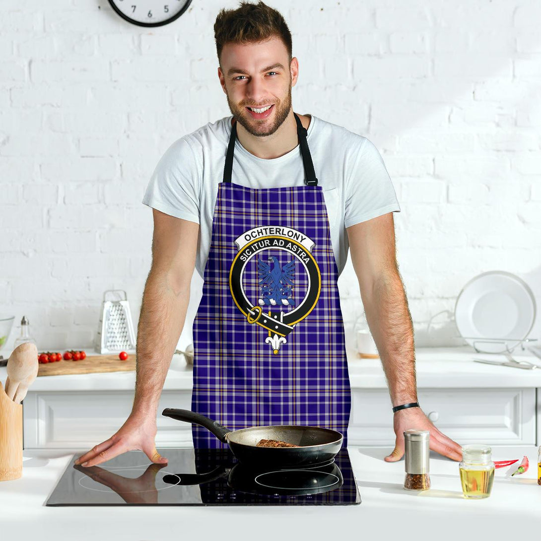 Ochterlony Tartan Clan Crest Apron