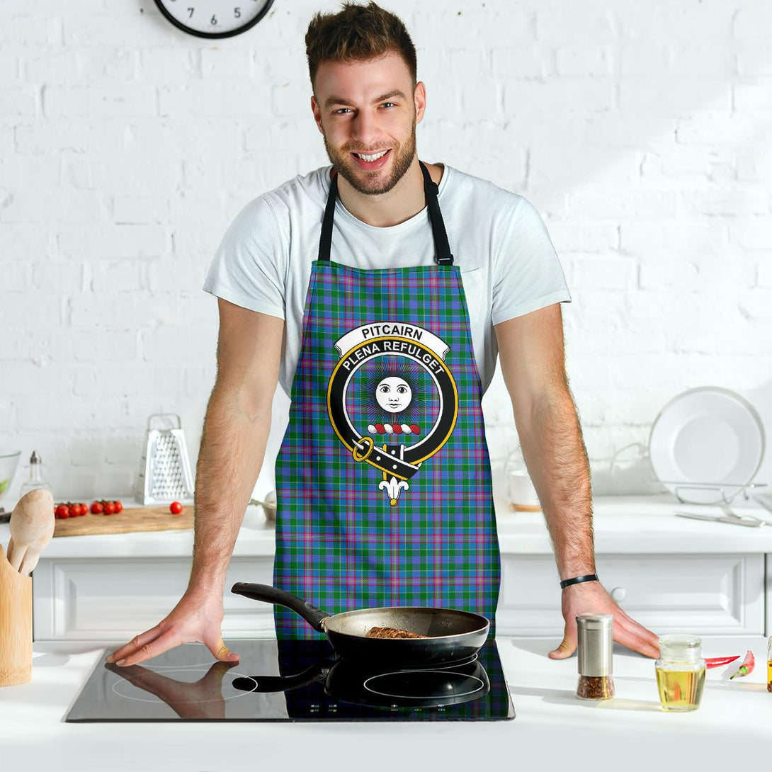 Pitcairn Hunting Tartan Clan Crest Apron