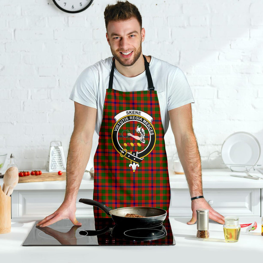 Skene Modern Tartan Clan Crest Apron