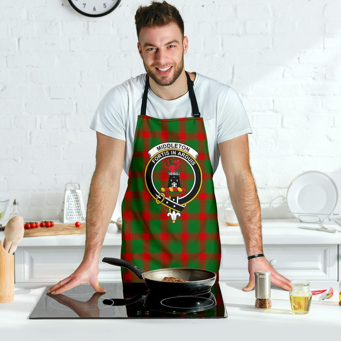 Middleton Modern Tartan Clan Crest Apron