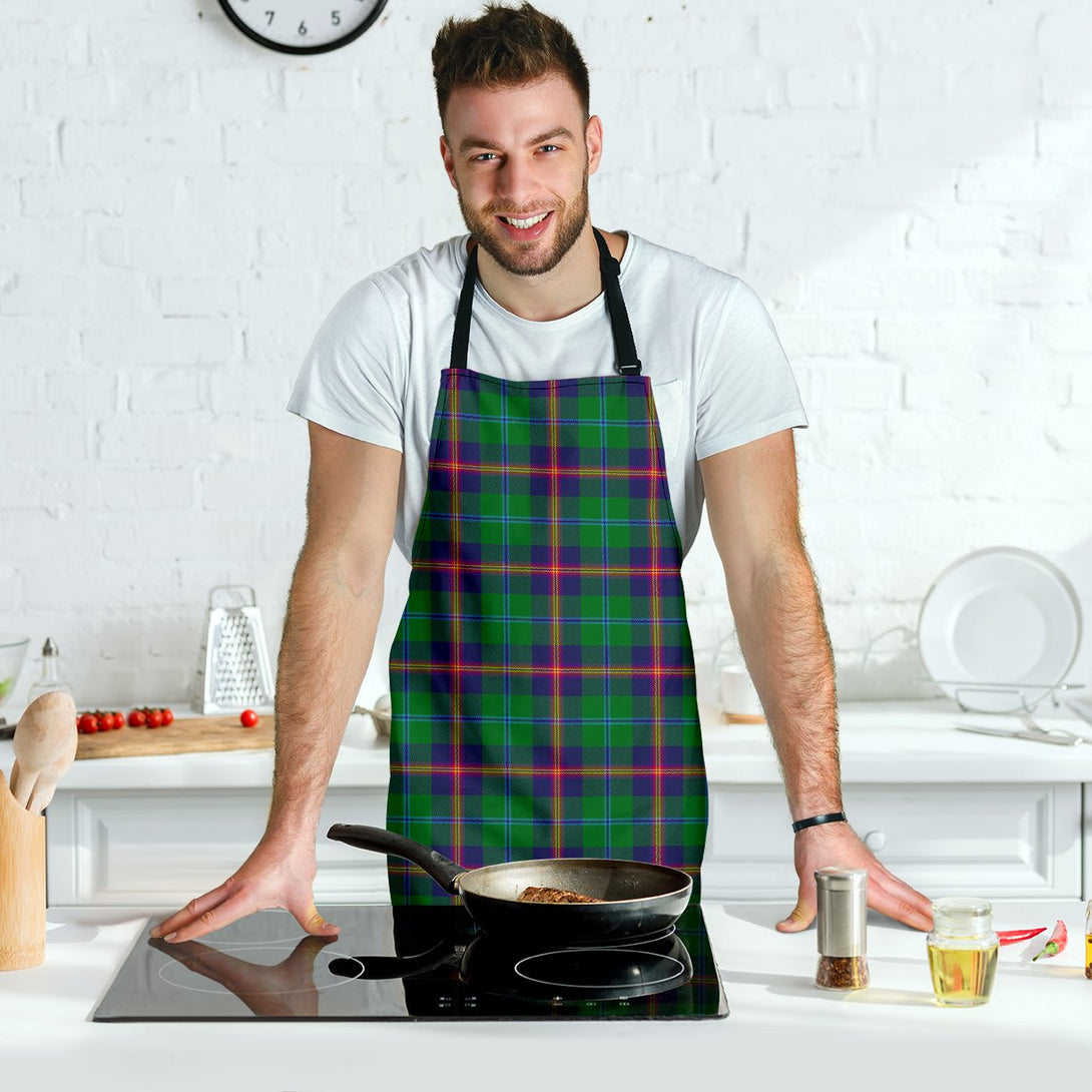 Young Modern Tartan Clan Apron