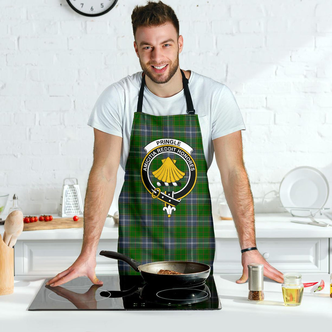 Pringle Tartan Clan Crest Apron