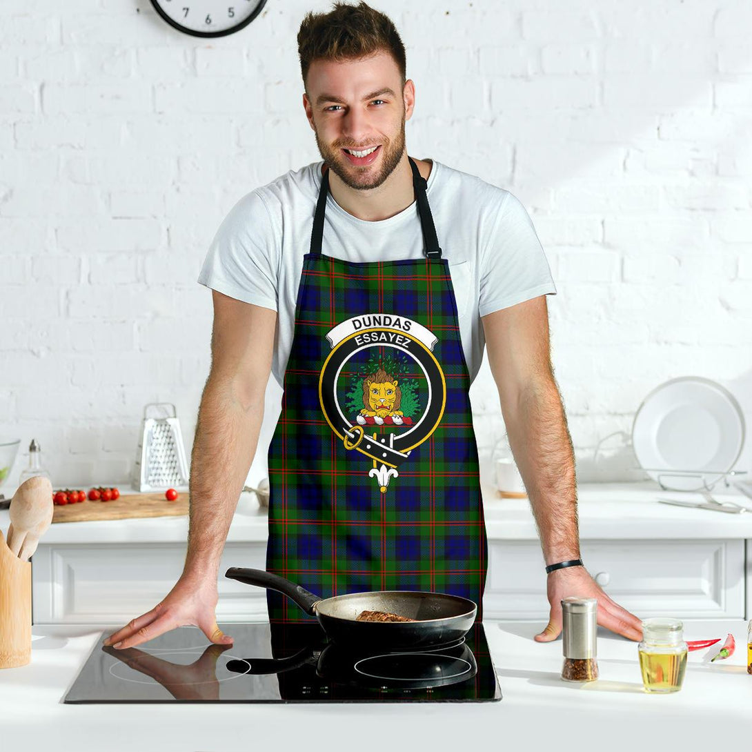 Dundas Modern 02 Tartan Clan Crest Apron