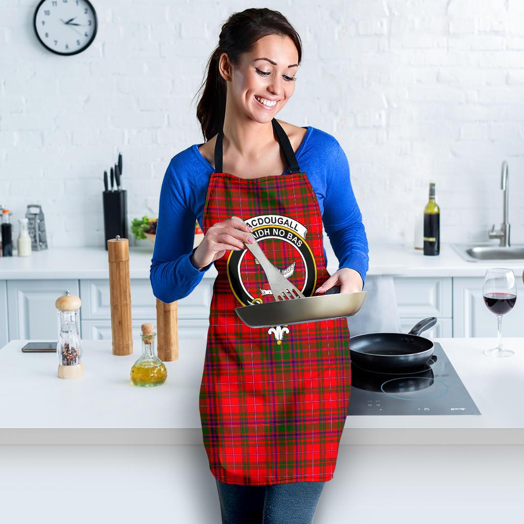 MacDougall Modern Tartan Clan Crest Apron