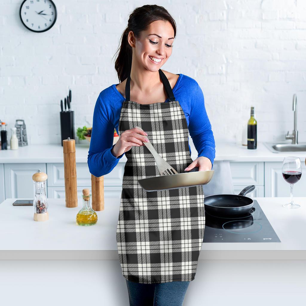 MacFarlane Black & White Ancient Tartan Clan Apron