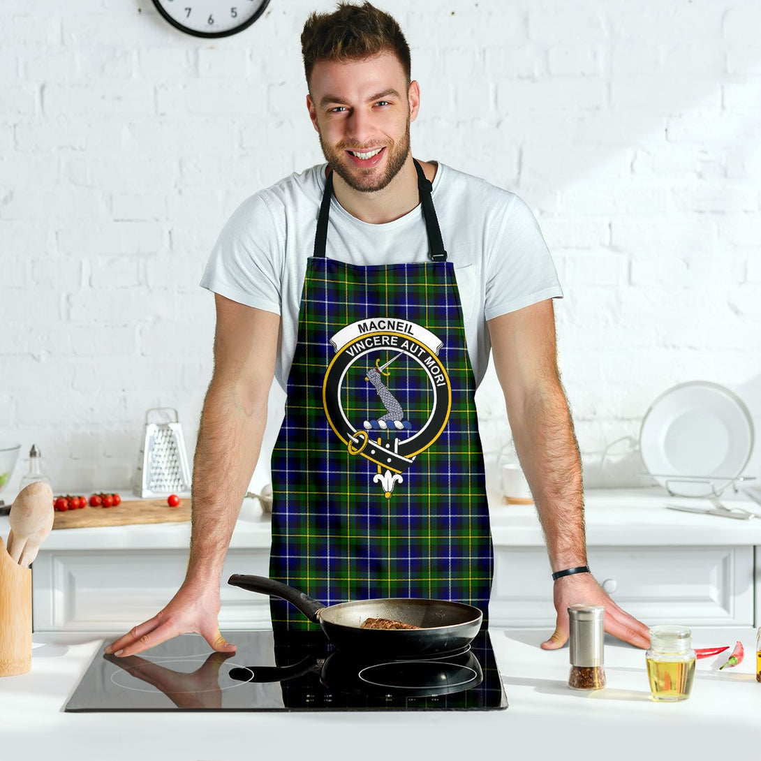 MacNeill of Barra Modern Tartan Clan Crest Apron