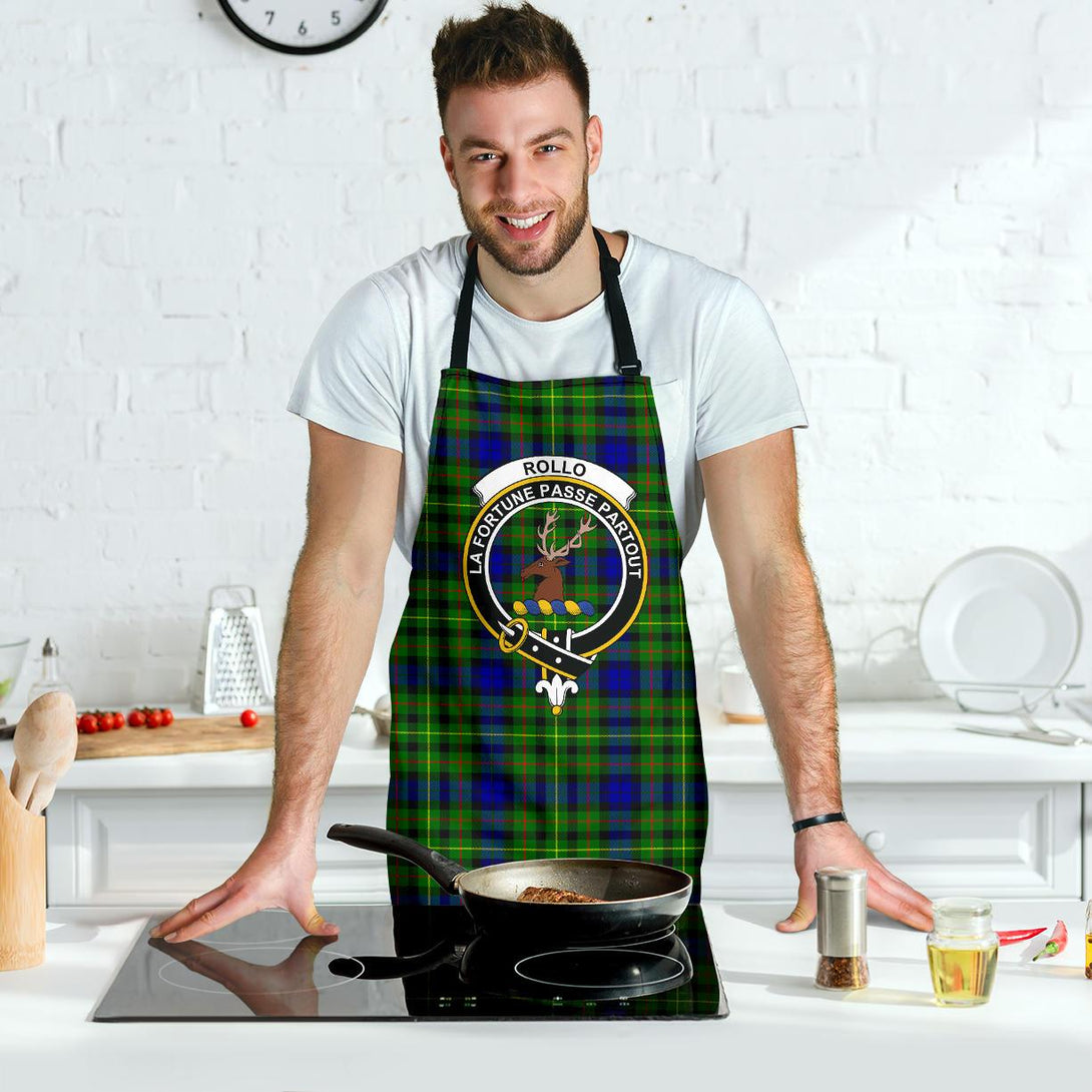 Rollo Modern Tartan Clan Crest Apron