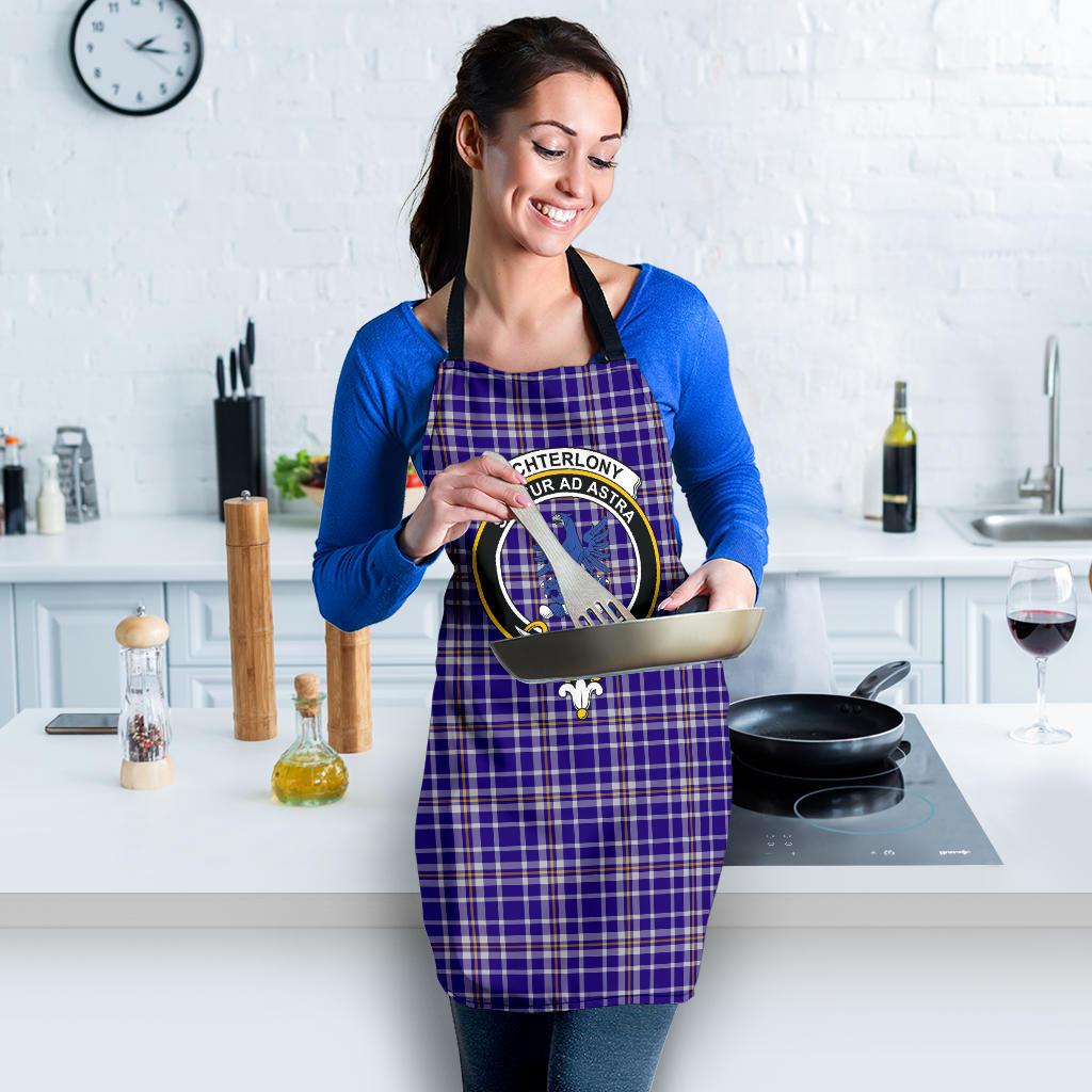 Ochterlony Tartan Clan Crest Apron