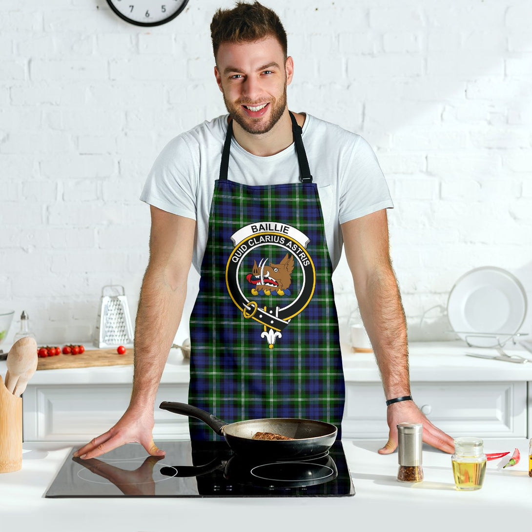 Baillie Modern Tartan Clan Crest Apron