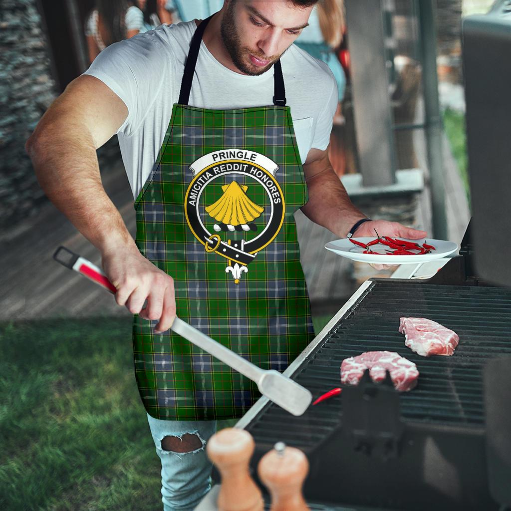 Pringle Tartan Clan Crest Apron