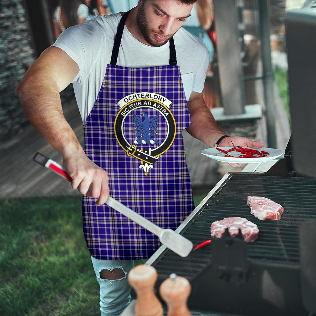 Ochterlony Tartan Clan Crest Apron