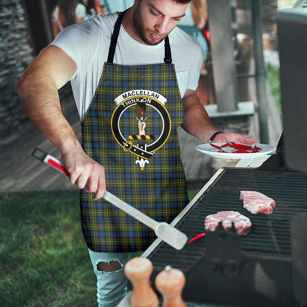 MacLellan Ancient Tartan Clan Crest Apron