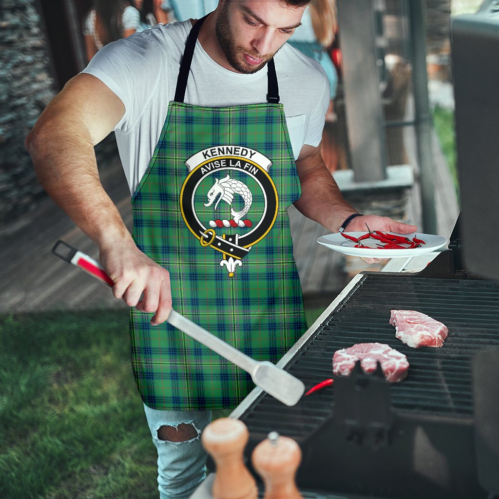 Kennedy Ancient Tartan Clan Crest Apron