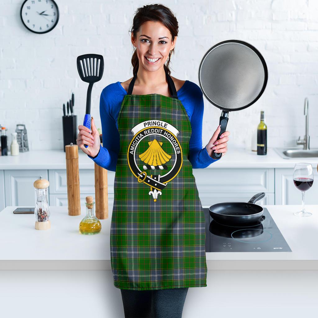 Pringle Tartan Clan Crest Apron