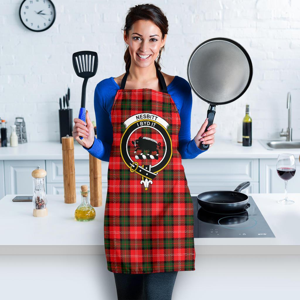 Nesbitt Modern Tartan Clan Crest Apron