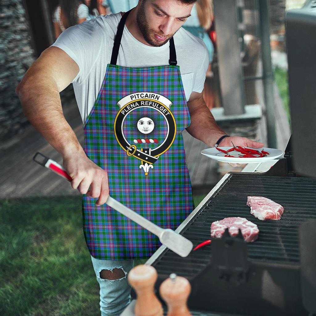 Pitcairn Hunting Tartan Clan Crest Apron