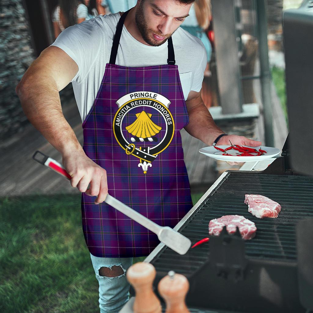 Pride of Glencoe Tartan Clan Crest Apron