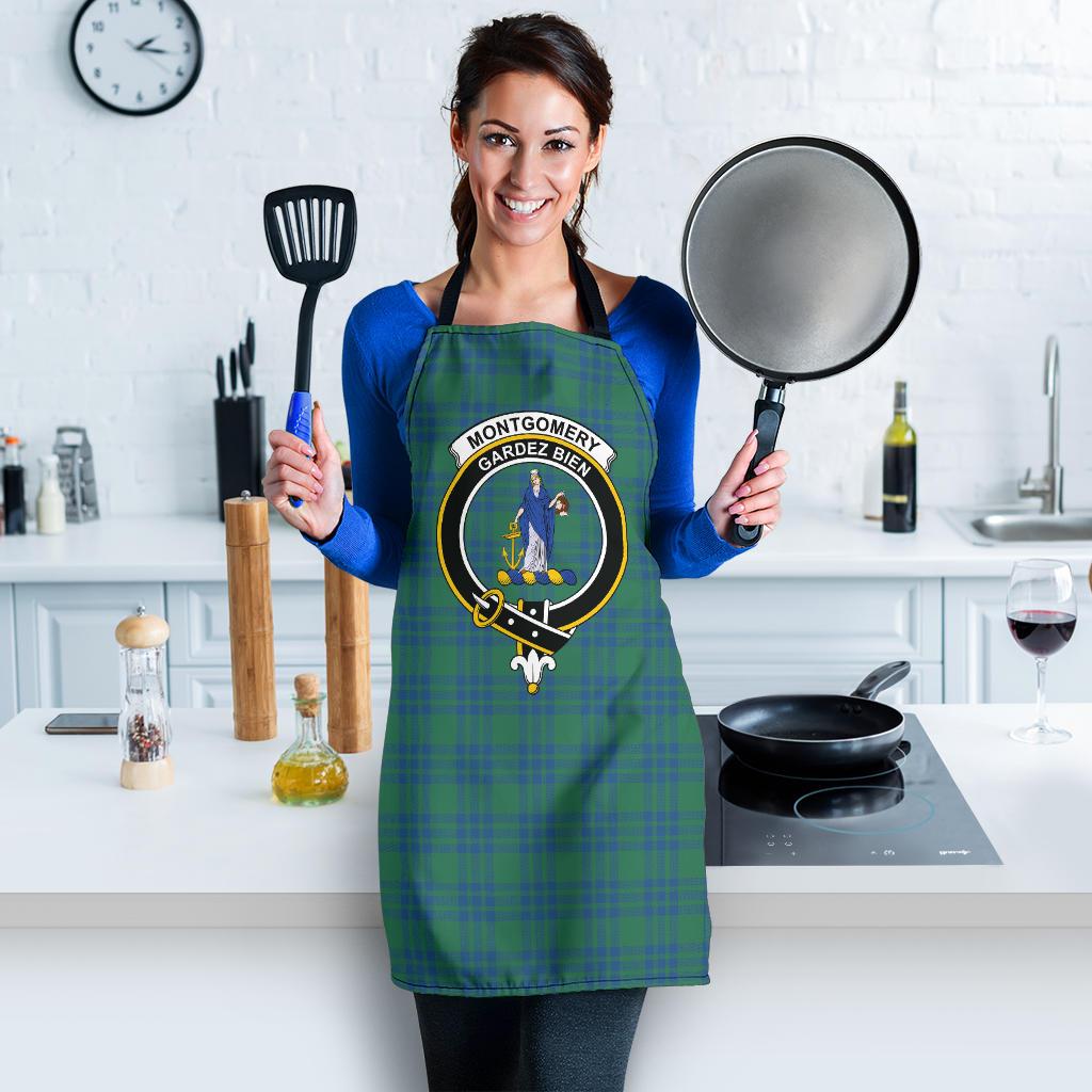 Montgomery Ancient Tartan Clan Crest Apron