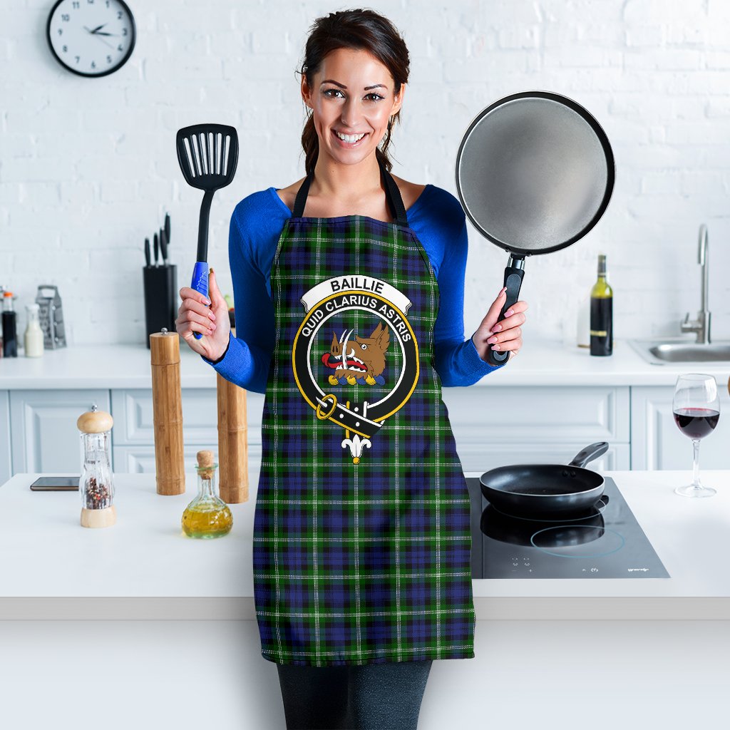 Baillie Modern Tartan Clan Crest Apron