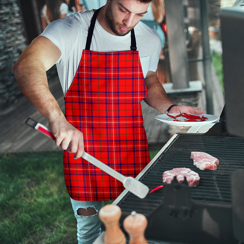 Rose Modern Tartan Clan Apron