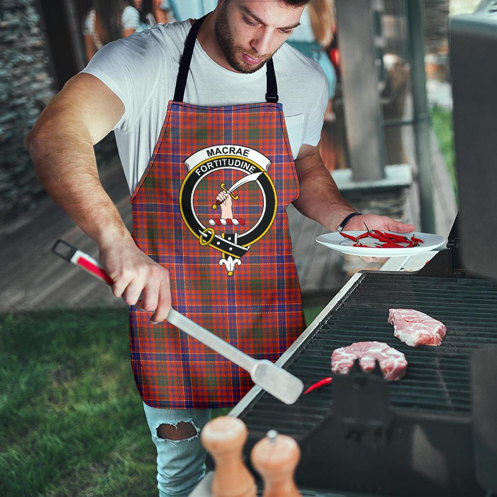 MacRae Ancient Tartan Clan Crest Apron