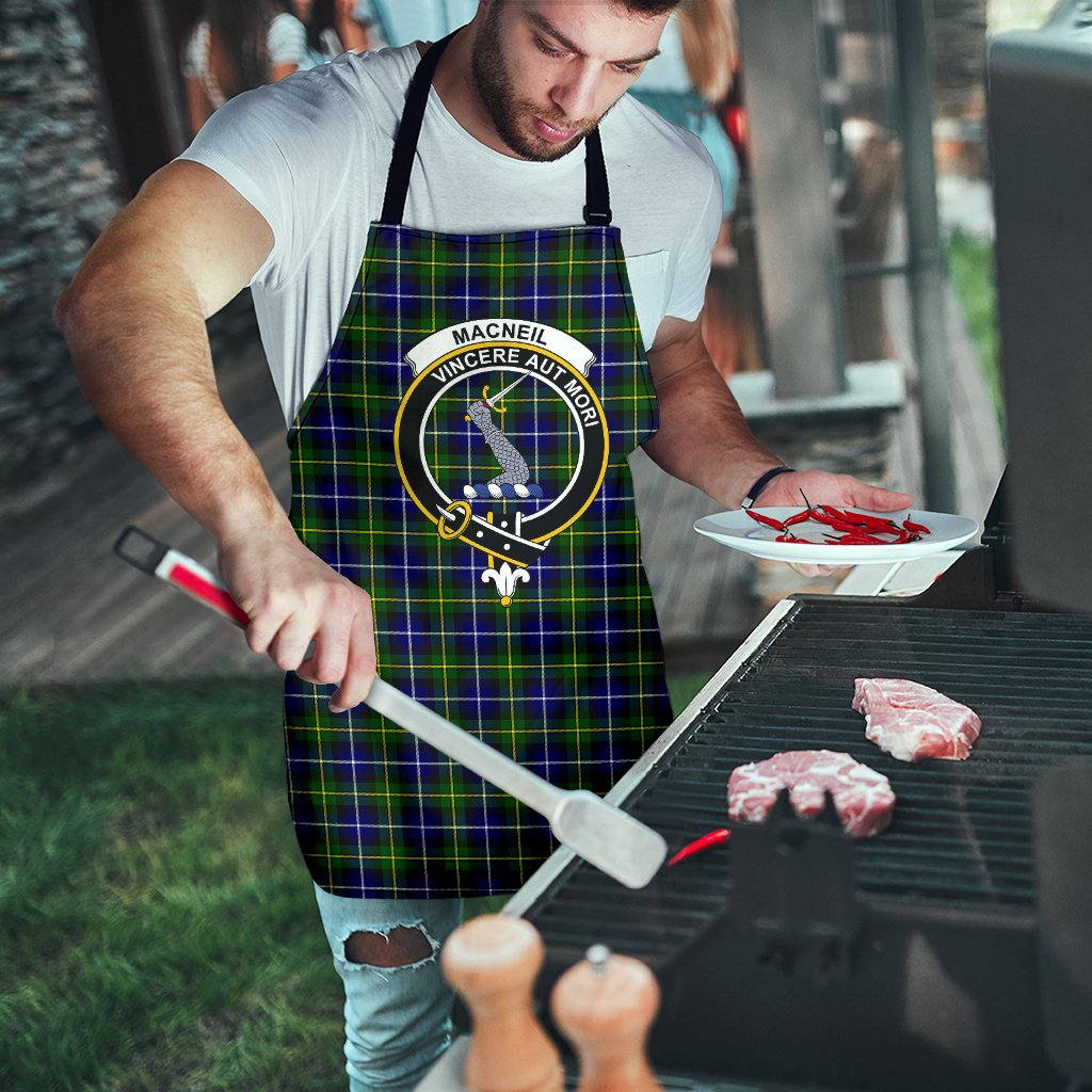 MacNeill of Barra Modern Tartan Clan Crest Apron