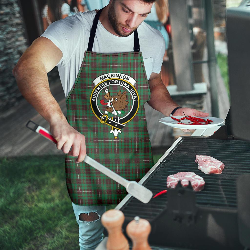 MacKinnon Hunting Ancient Tartan Clan Crest Apron