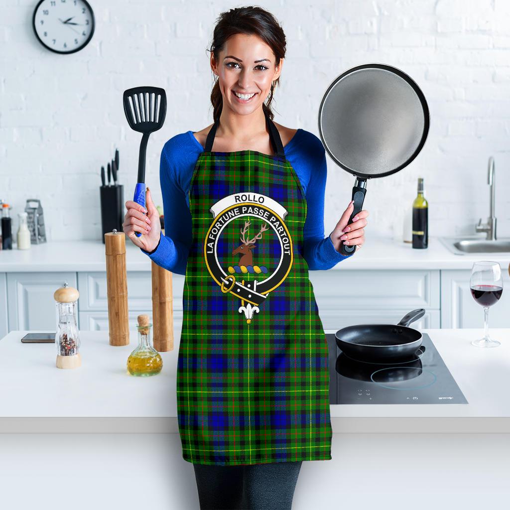 Rollo Modern Tartan Clan Crest Apron