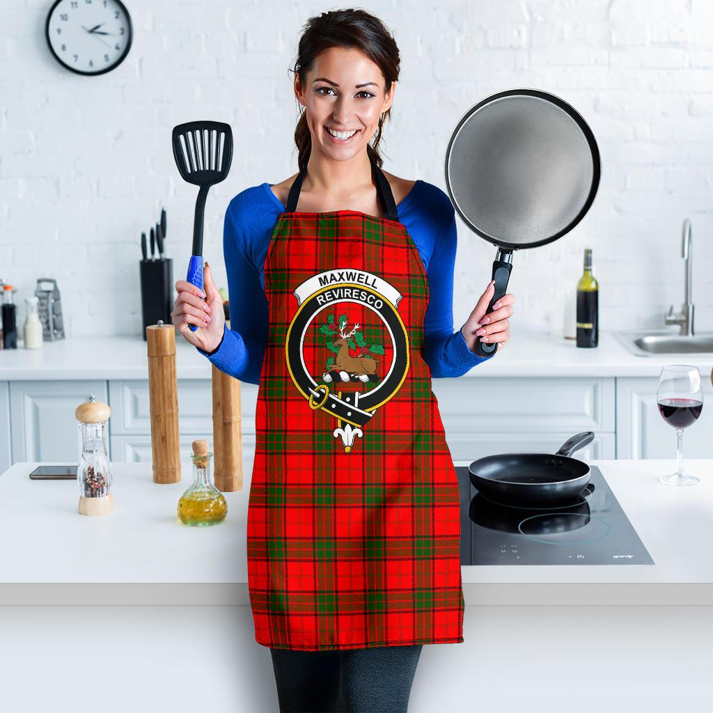 Maxwell Modern Tartan Clan Crest Apron