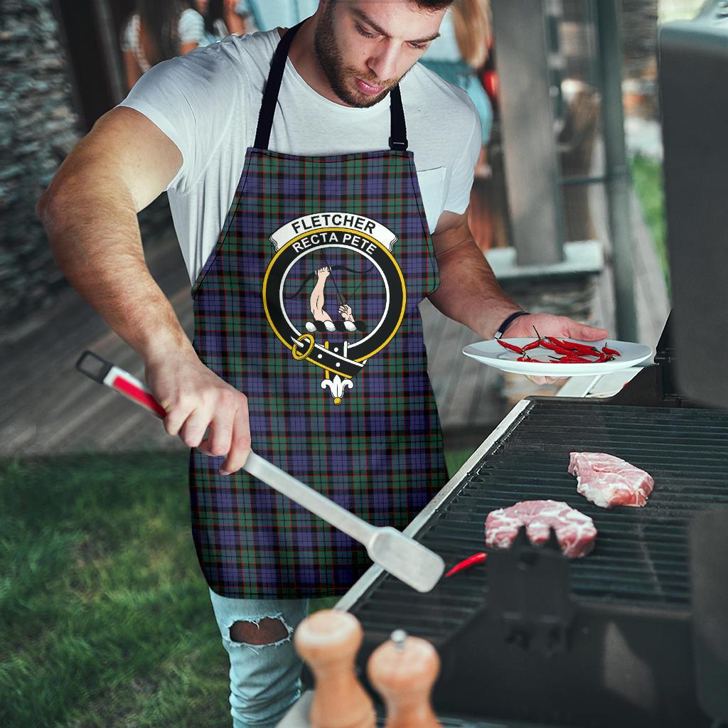 Fletcher Modern Tartan Clan Crest Apron