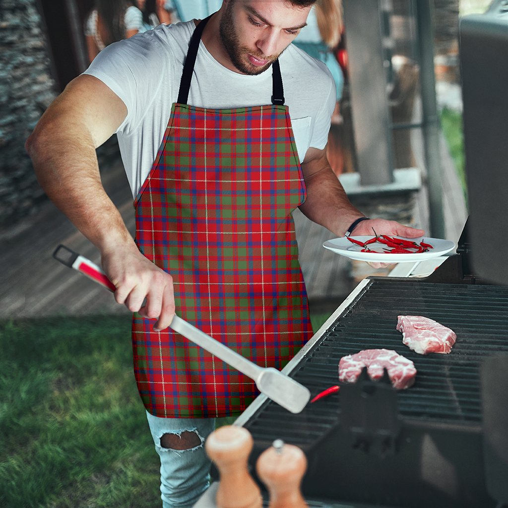 Shaw Red Modern Tartan Apron