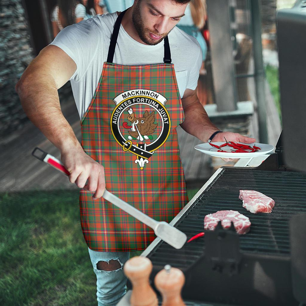 MacKinnon Ancient Tartan Clan Crest Apron