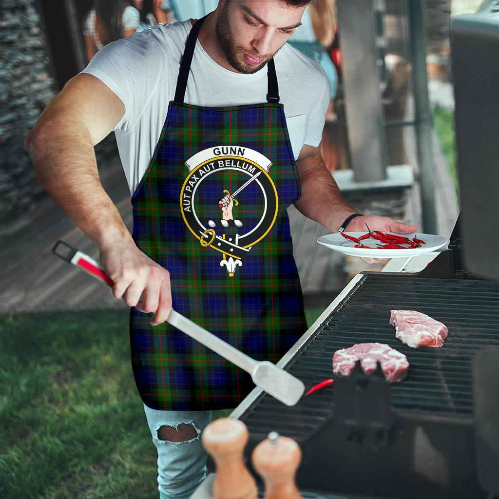 Gunn Modern Tartan Clan Crest Apron