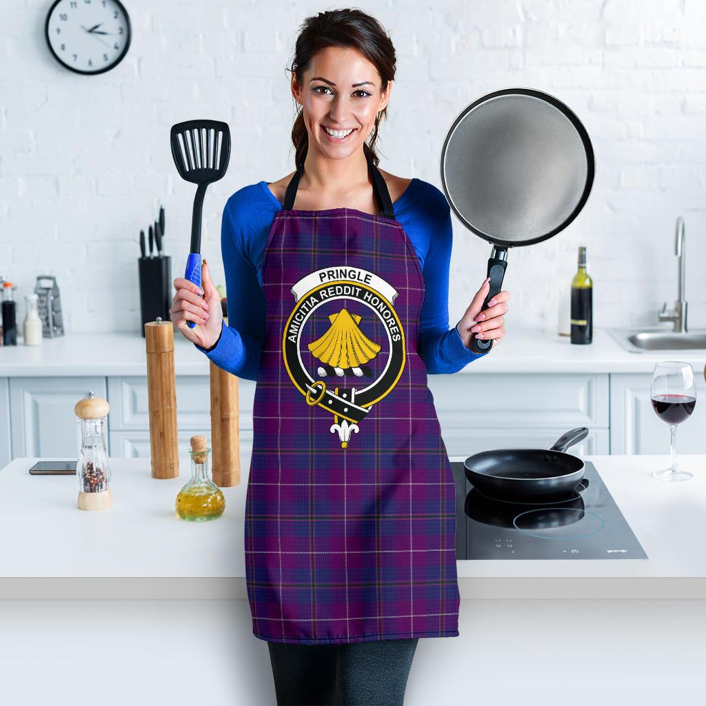 Pride of Glencoe Tartan Clan Crest Apron