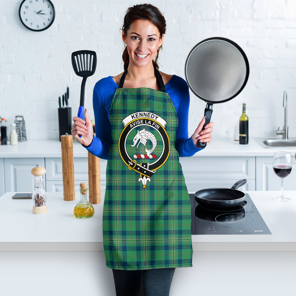 Kennedy Ancient Tartan Clan Crest Apron