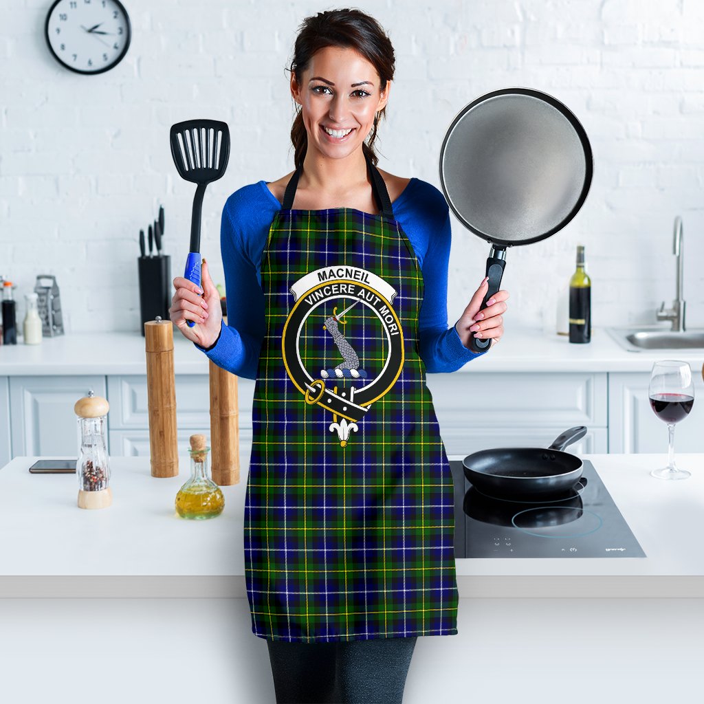 MacNeill of Barra Modern Tartan Clan Crest Apron