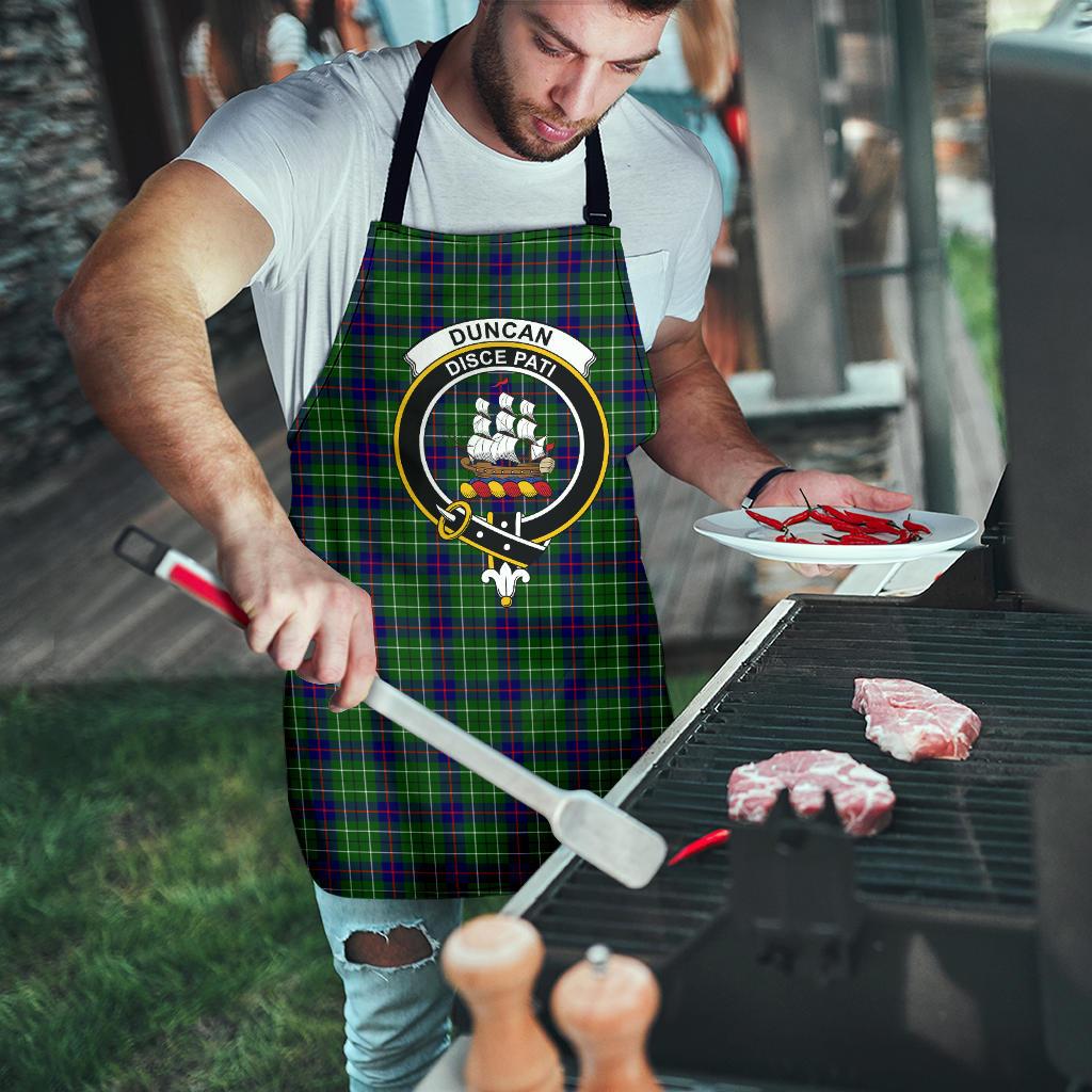 Duncan Modern Tartan Clan Crest Apron