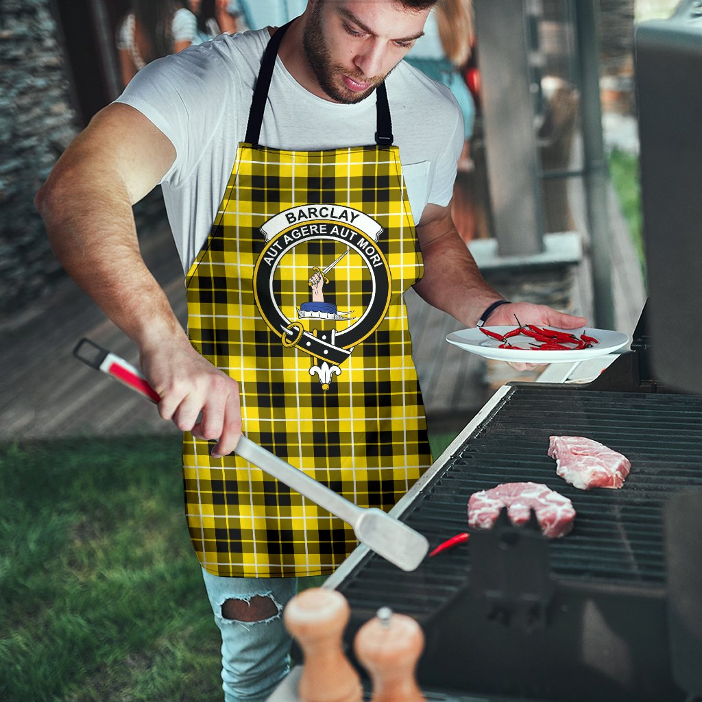 Barclay Dress Modern Tartan Clan Crest Apron