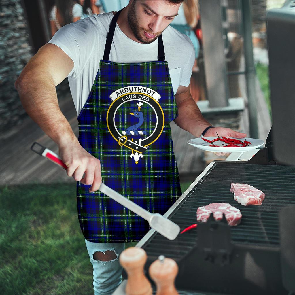 Arbuthnot Modern Tartan Clan Crest Apron