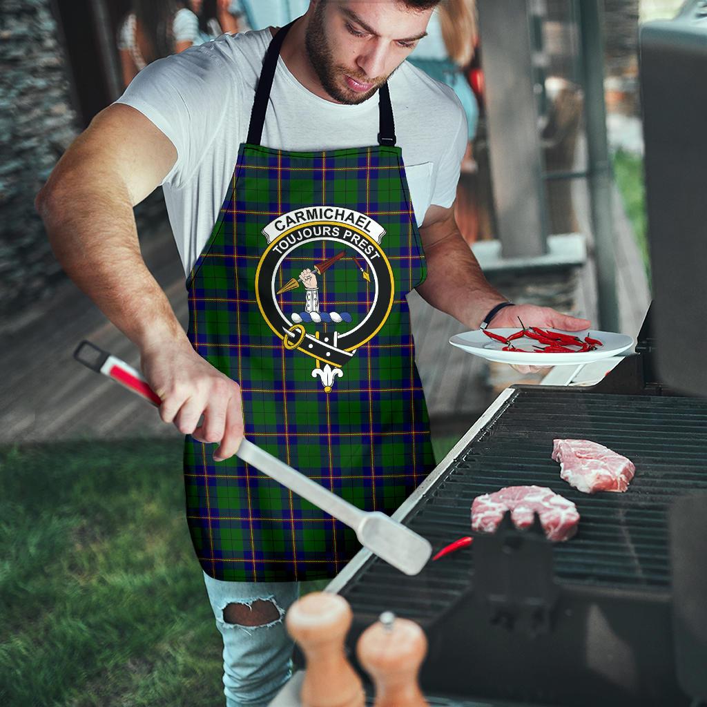 Carmichael Modern Tartan Clan Crest Apron