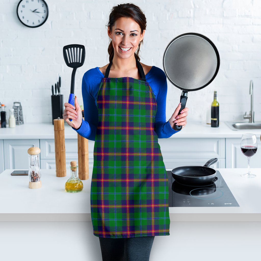 Young Modern Tartan Clan Apron