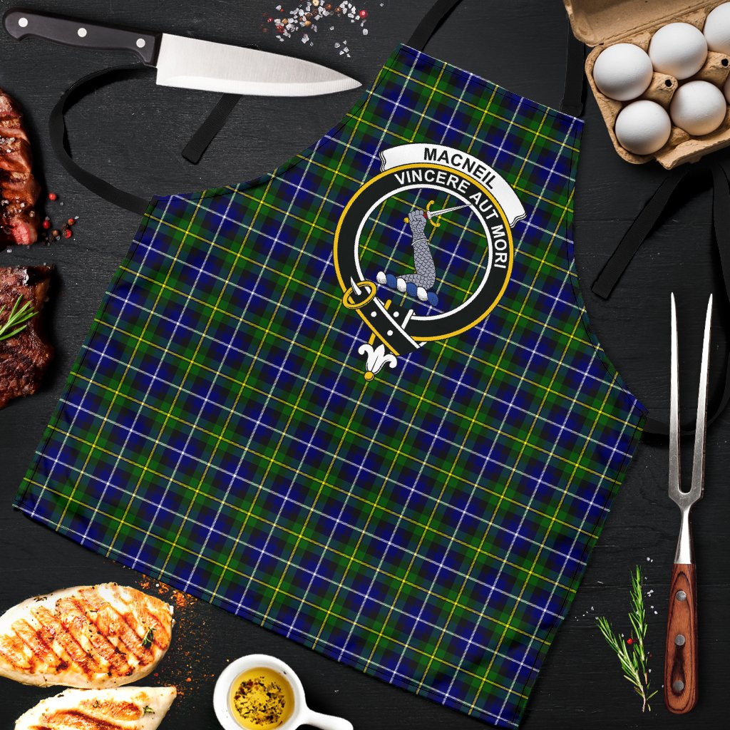 MacNeill of Barra Modern Tartan Clan Crest Apron