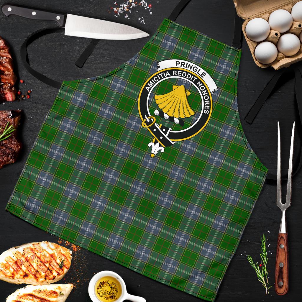 Pringle Tartan Clan Crest Apron