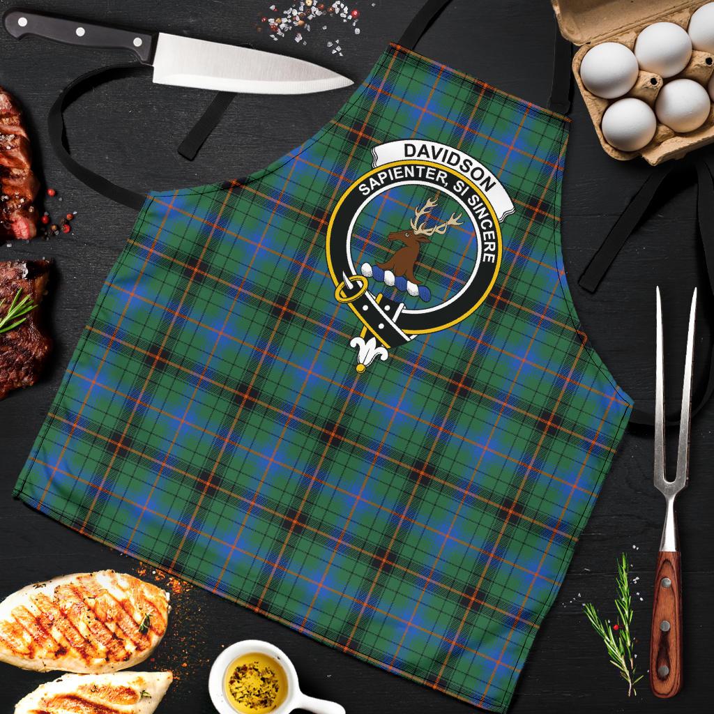 Davidson Ancient Tartan Clan Crest Apron