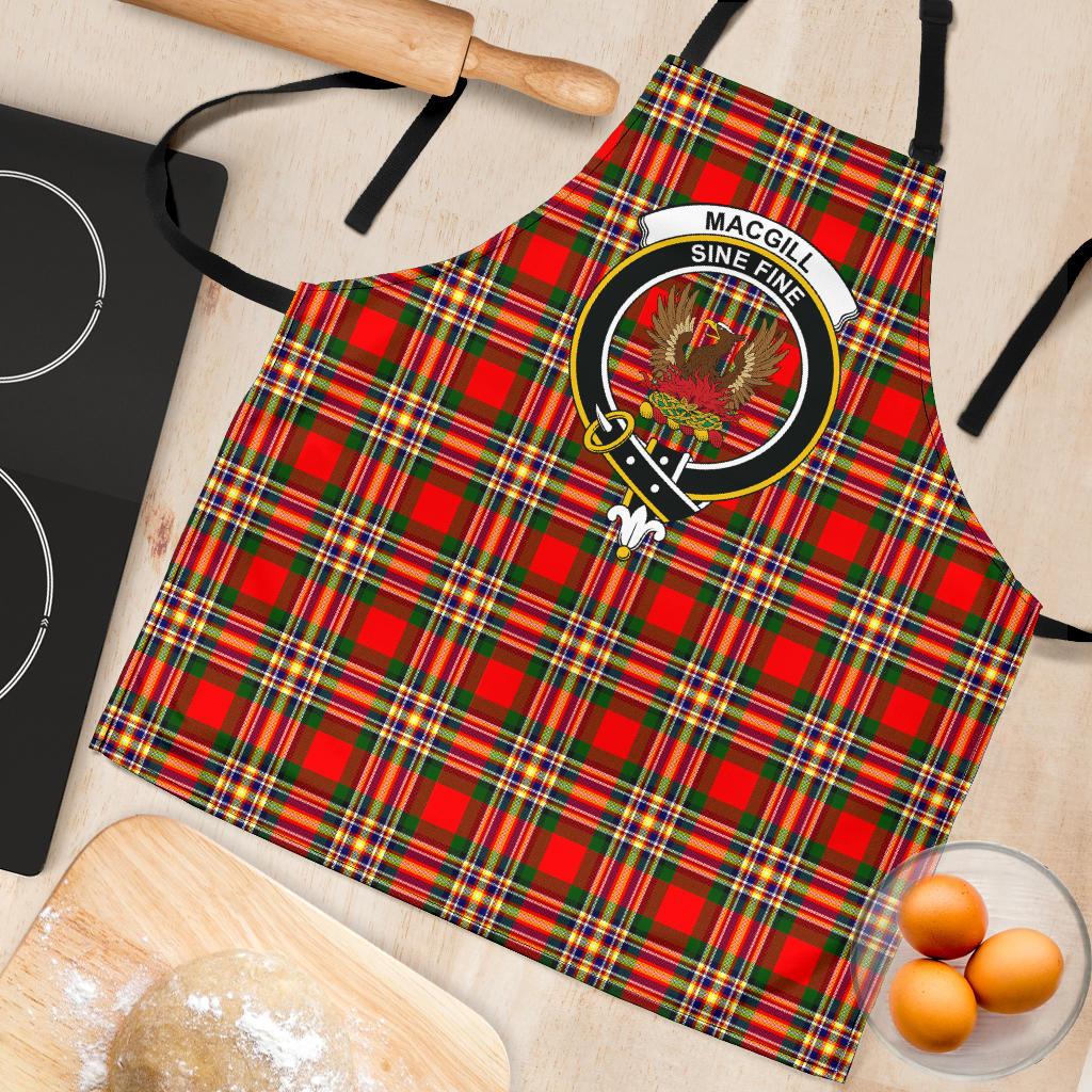 MacGill Modern Tartan Clan Crest Apron