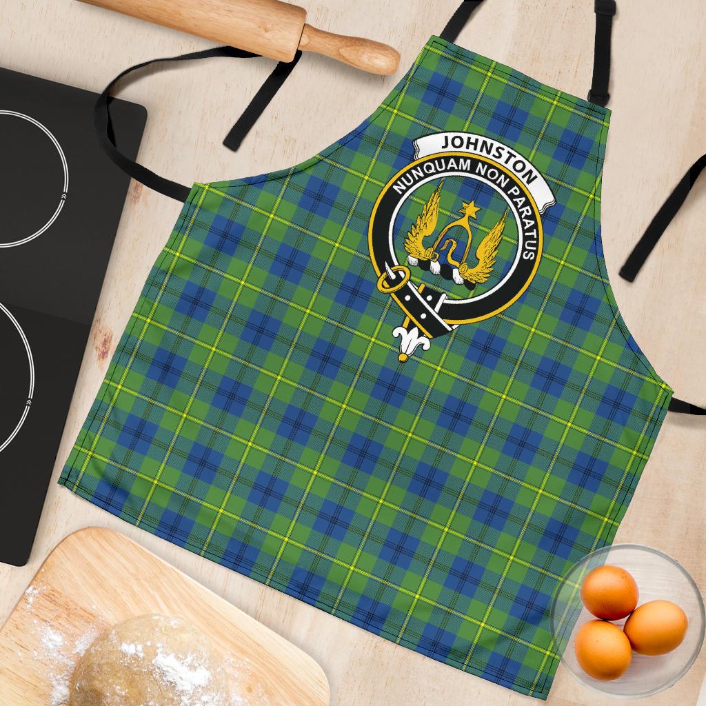 Johnston Ancient Tartan Clan Crest Apron